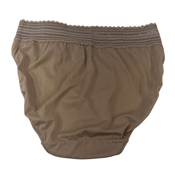 Warner's Women's Size 7 Large Panty Lace Hi Cut No Pinching Beige New With Tags - Picture 2 of 7